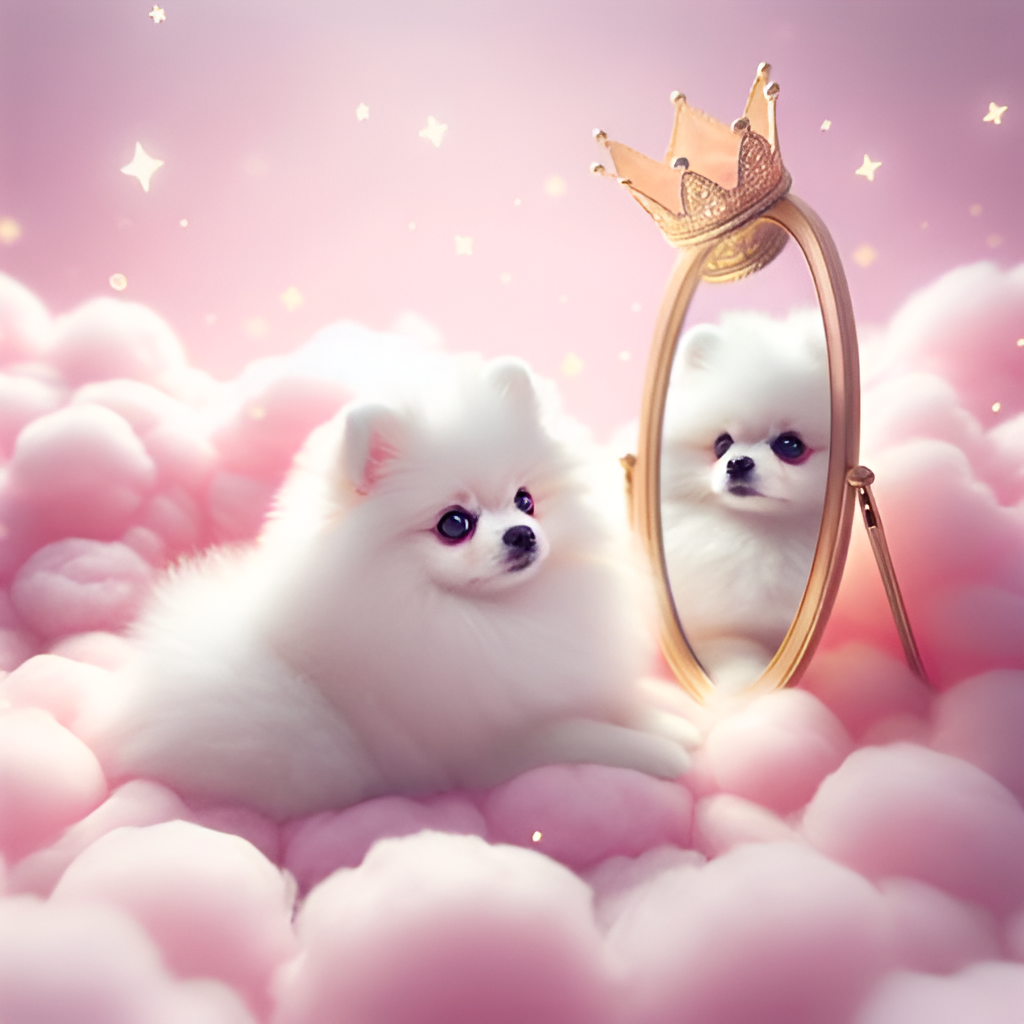 ☁️The Royal Life of Pomeranians: When Clouds Come Alive as Dogs! 👑