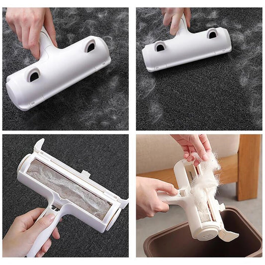 2-Way Pet Hair Remover Roller – Easy, Reusable, and Durable