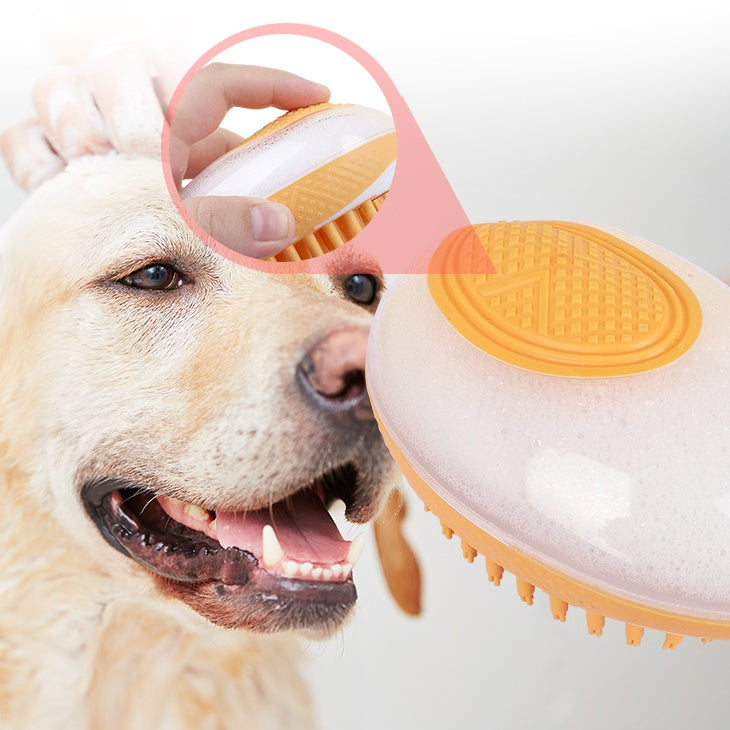 2-in-1 Pet Bath Brush - Clean, Massage & Shed Easily!