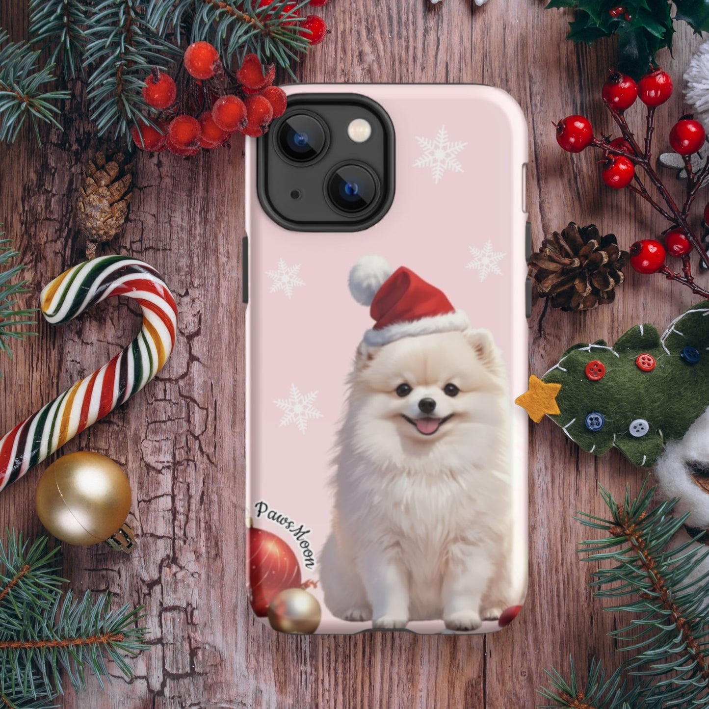 Festive Pom Joy iPhone Case