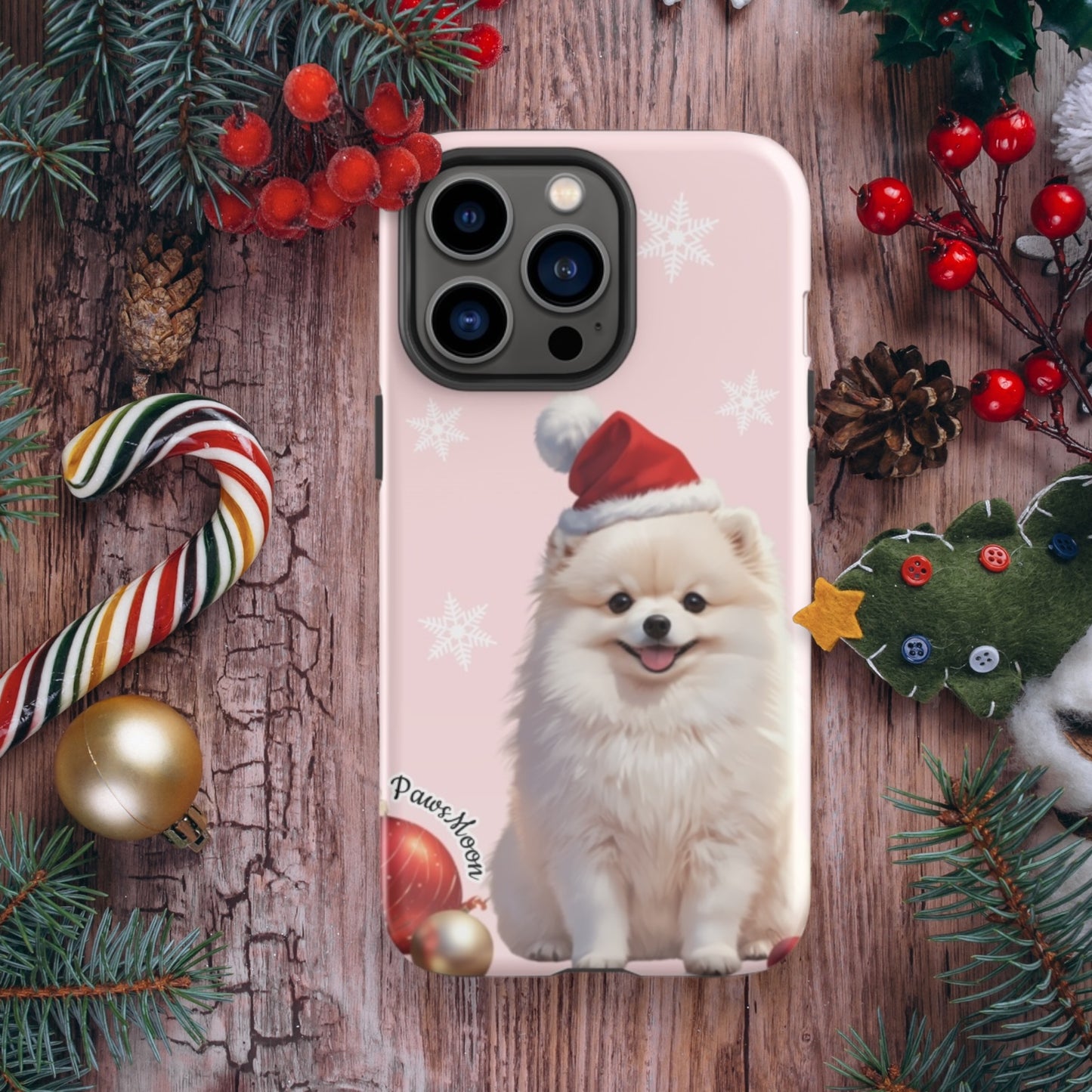 Festive Pom Joy iPhone Case