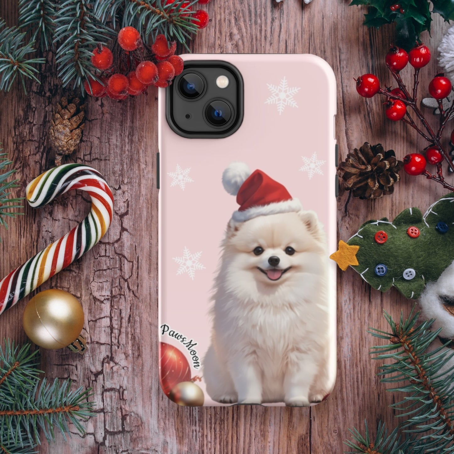 Festive Pom Joy iPhone Case