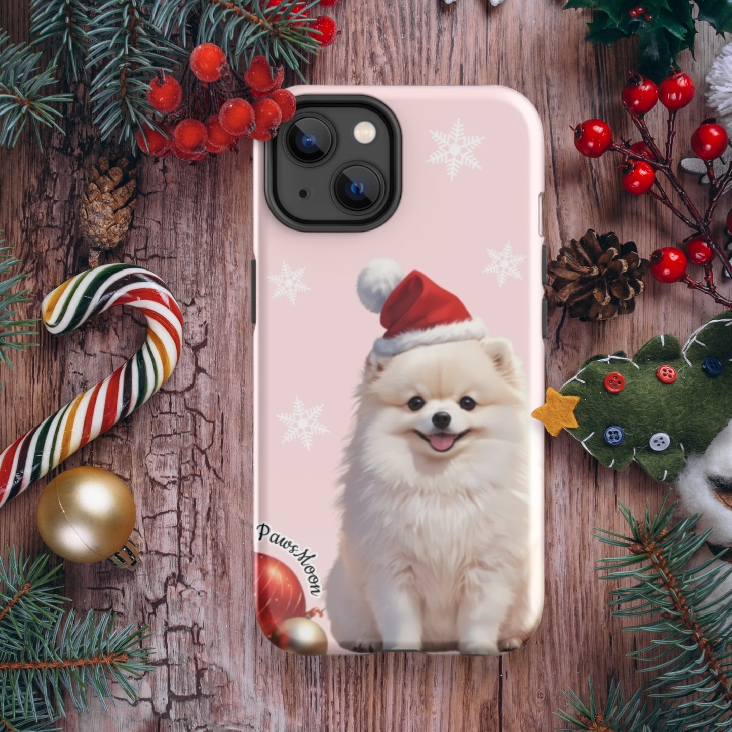 Festive Pom Joy iPhone Case