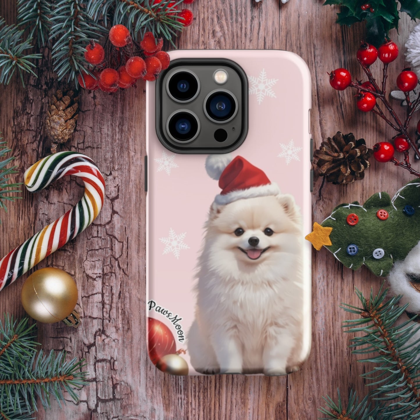 Festive Pom Joy iPhone Case