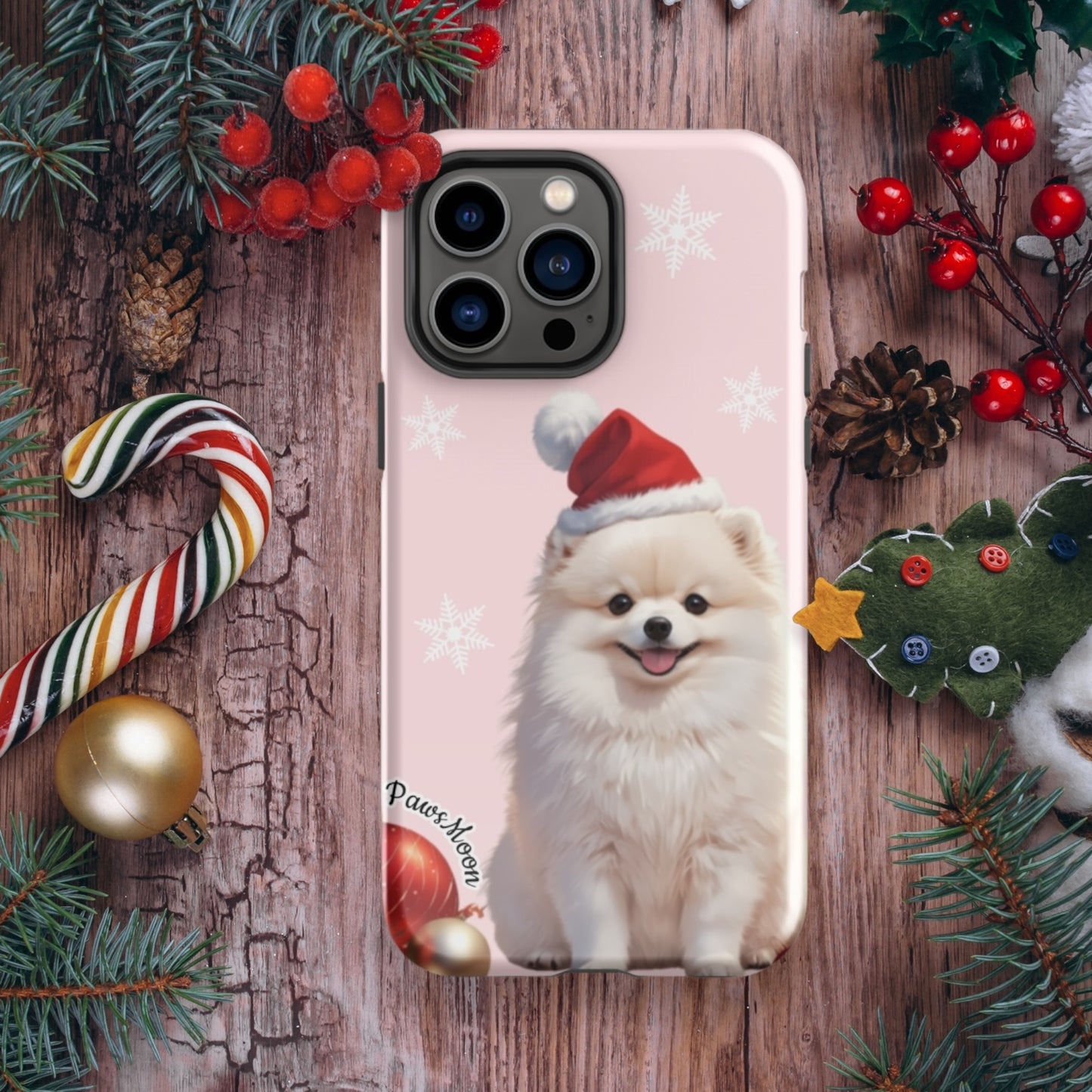 Festive Pom Joy iPhone Case