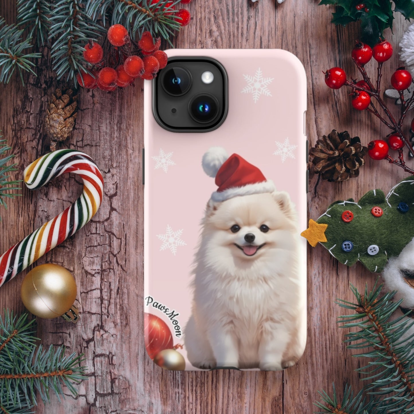 Festive Pom Joy iPhone Case