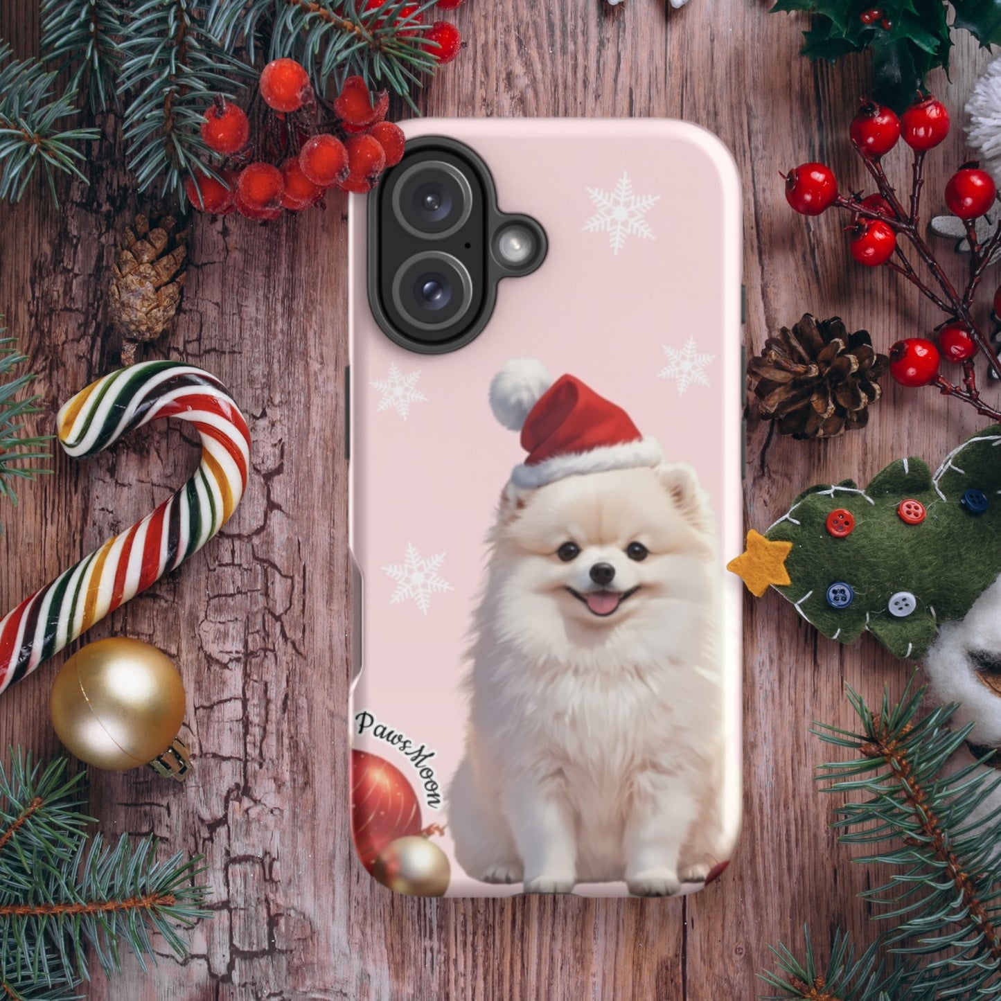 Festive Pom Joy iPhone Case