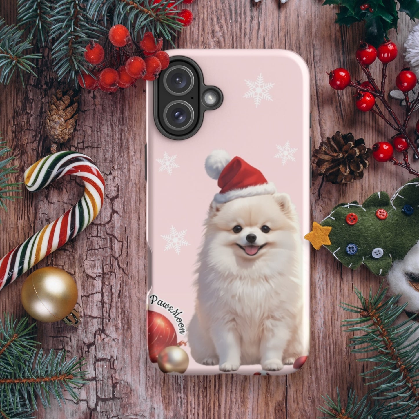 Festive Pom Joy iPhone Case