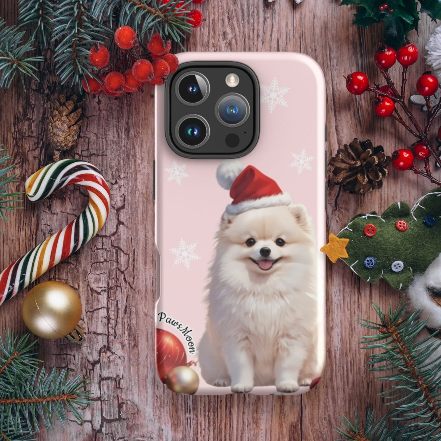 Festive Pom Joy iPhone Case