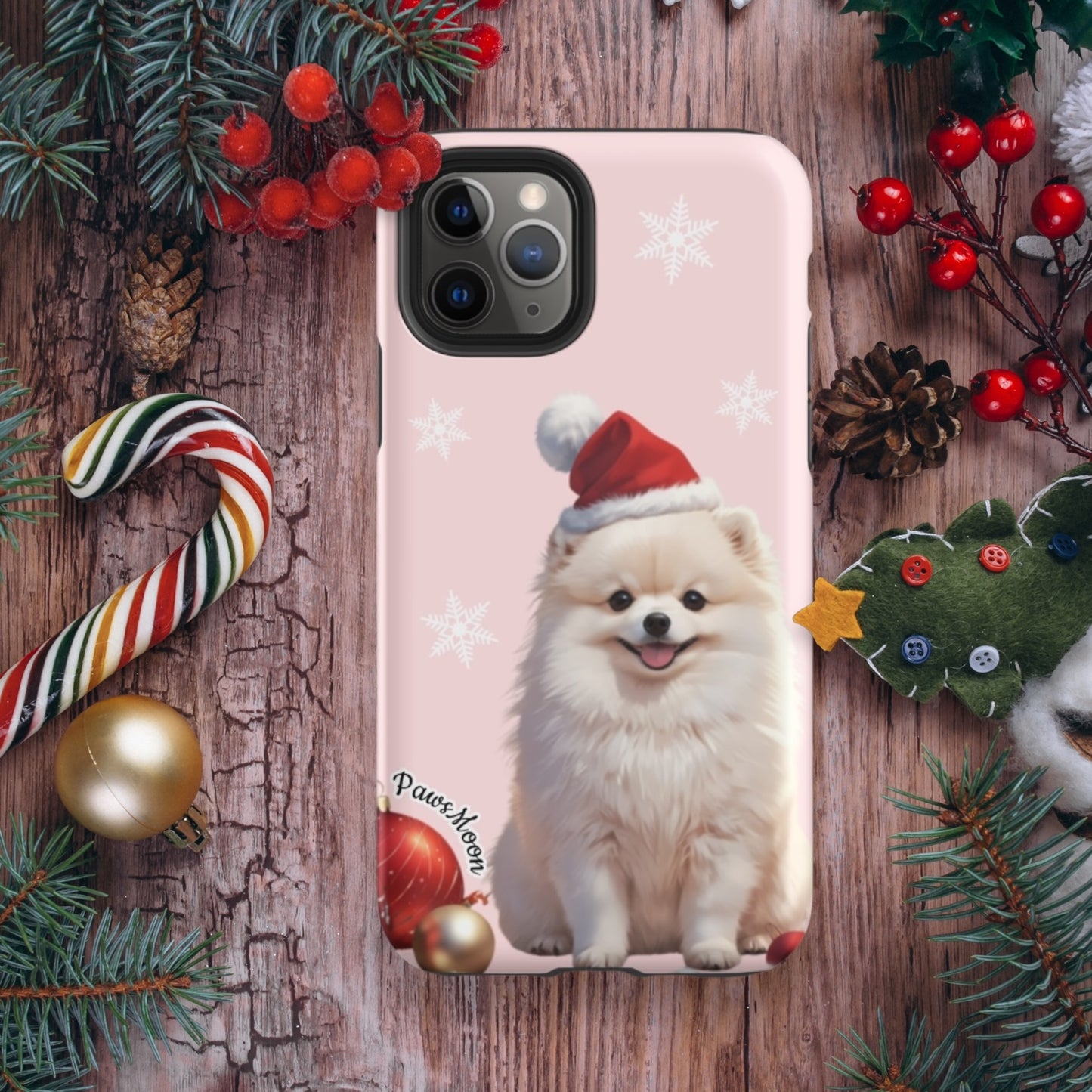 Festive Pom Joy iPhone Case