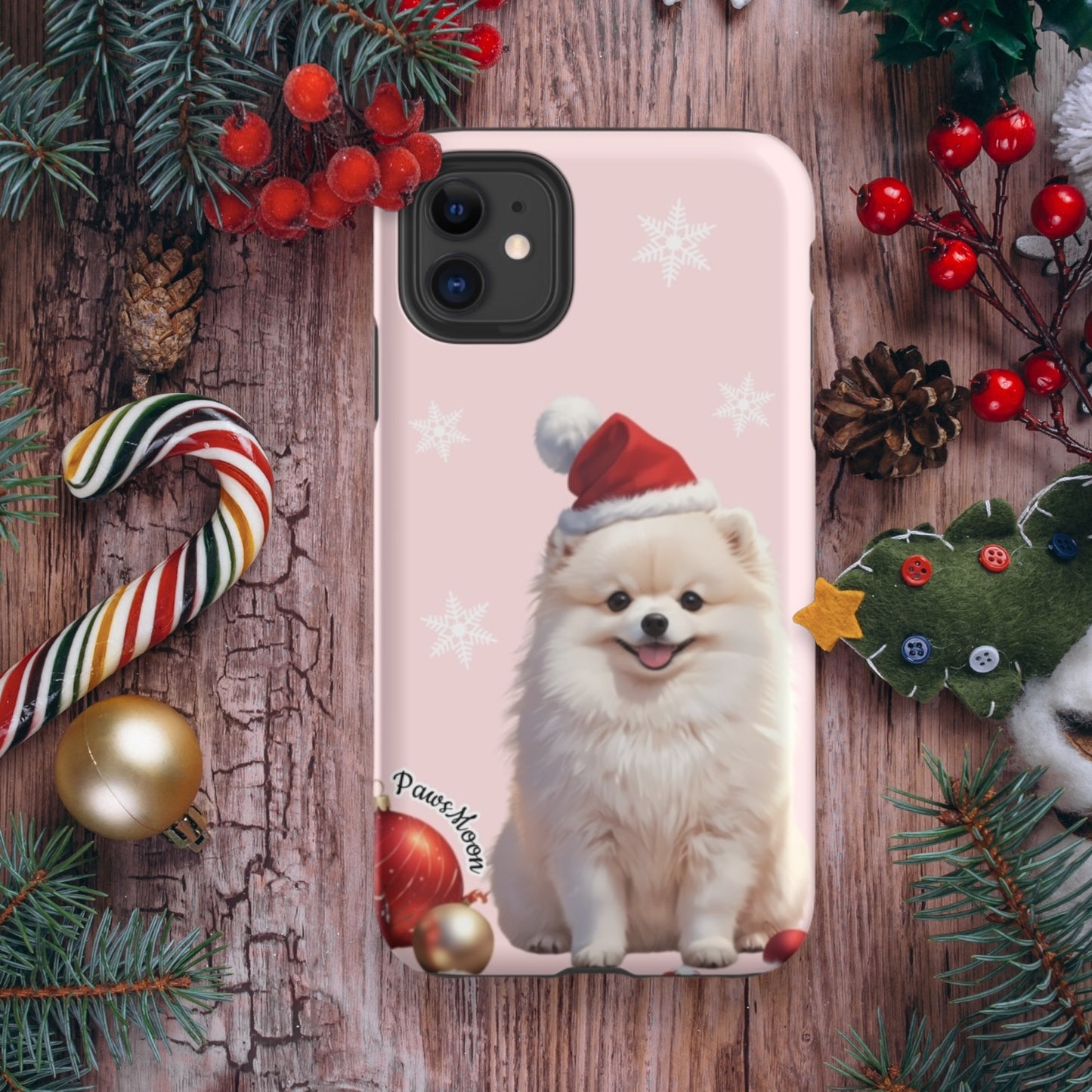 Festive Pom Joy iPhone Case