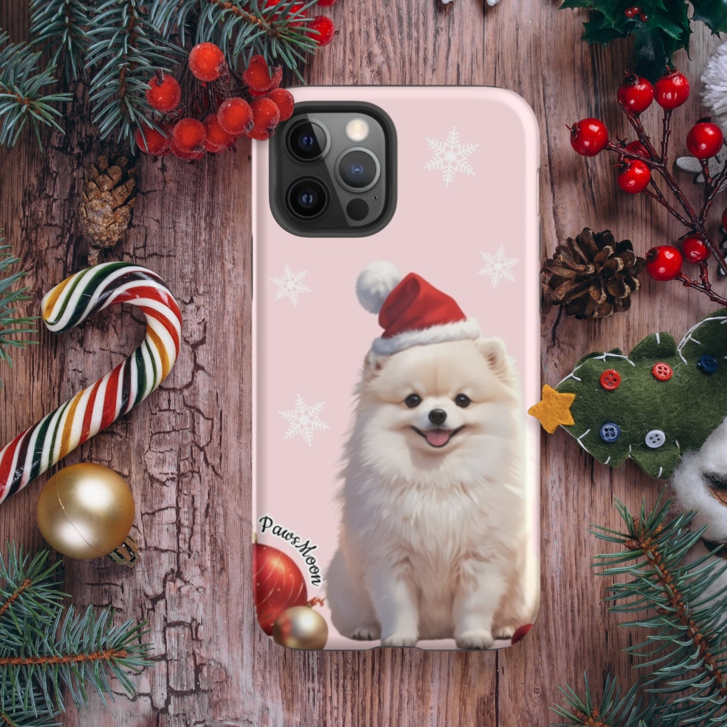 Festive Pom Joy iPhone Case