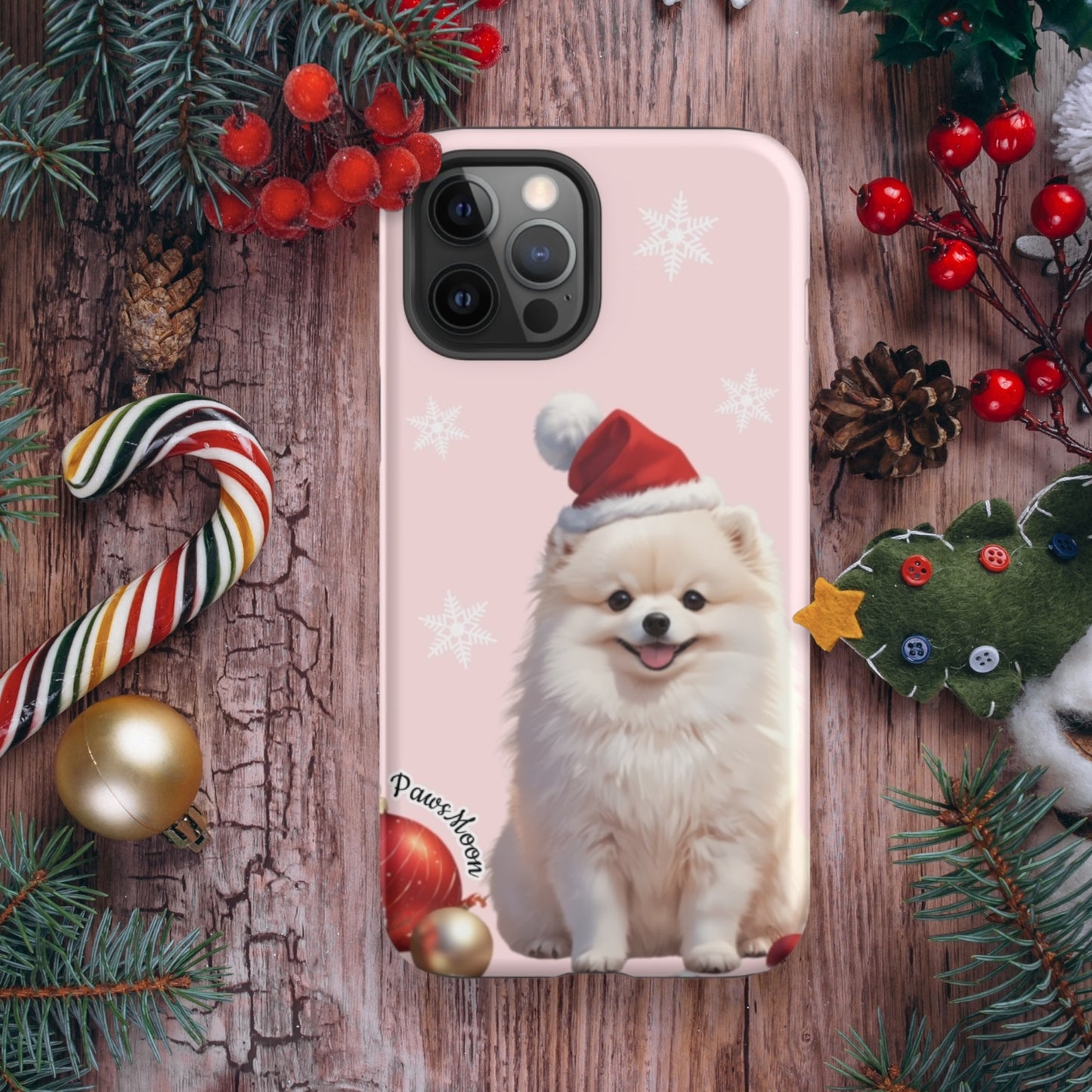 Festive Pom Joy iPhone Case