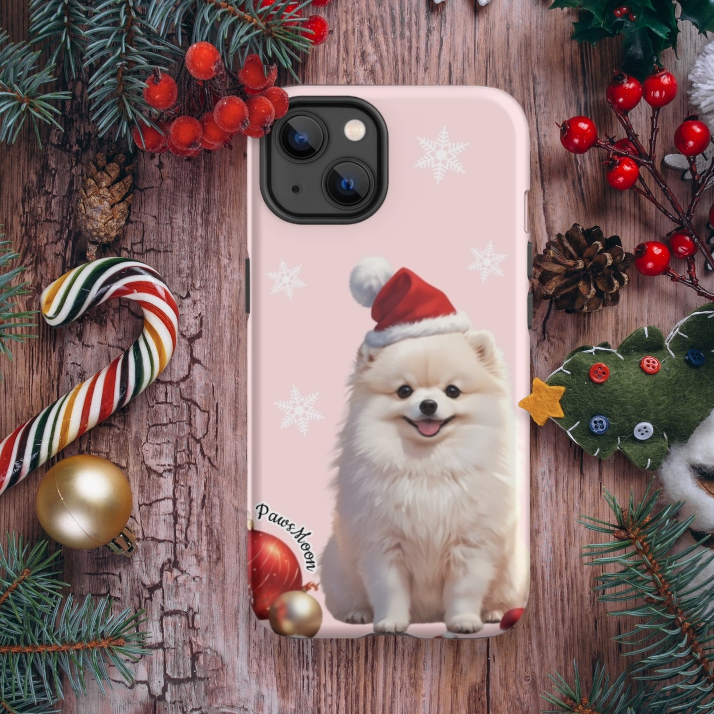 Festive Pom Joy iPhone Case