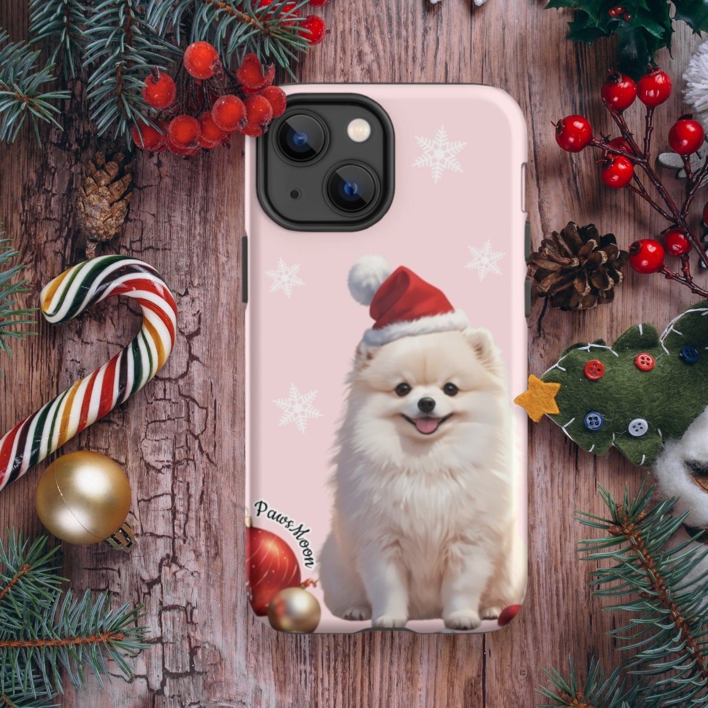 Festive Pom Joy iPhone Case