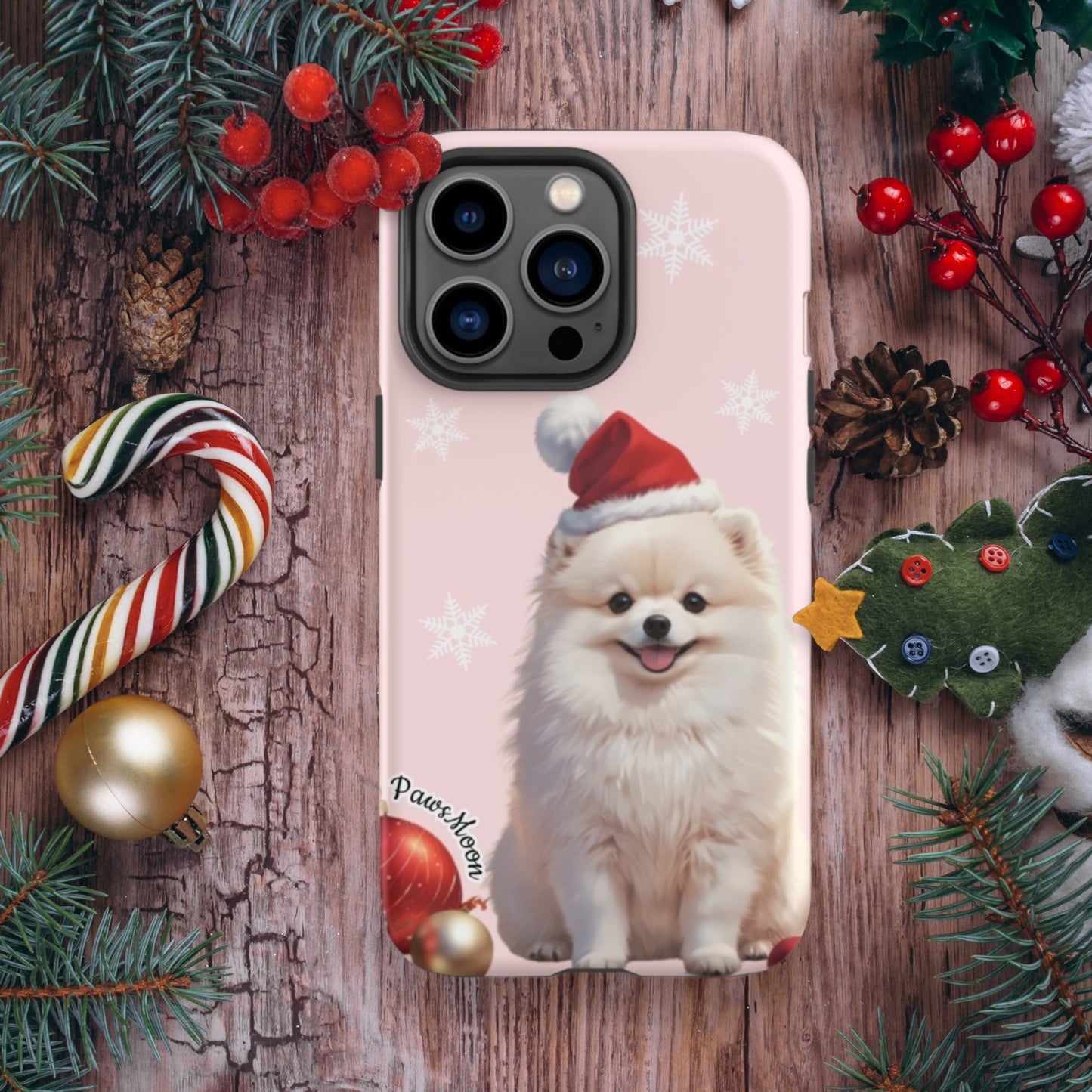 Festive Pom Joy iPhone Case