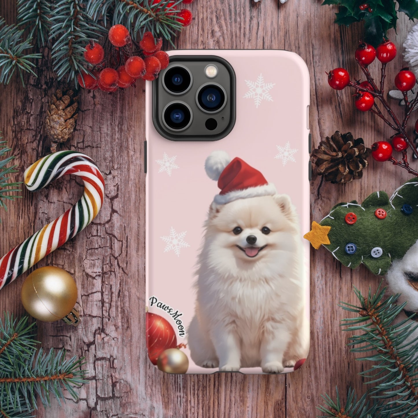 Festive Pom Joy iPhone Case