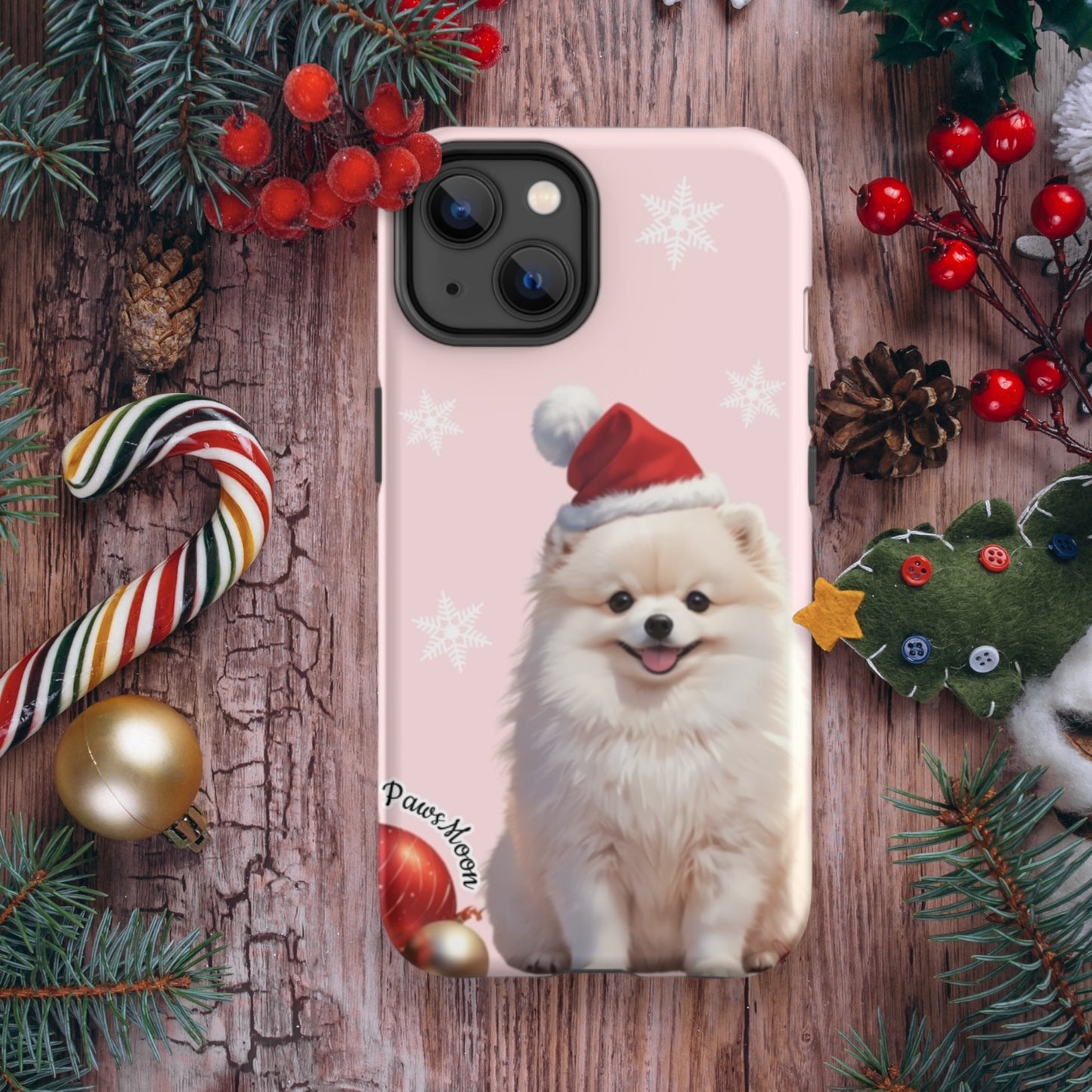 Festive Pom Joy iPhone Case