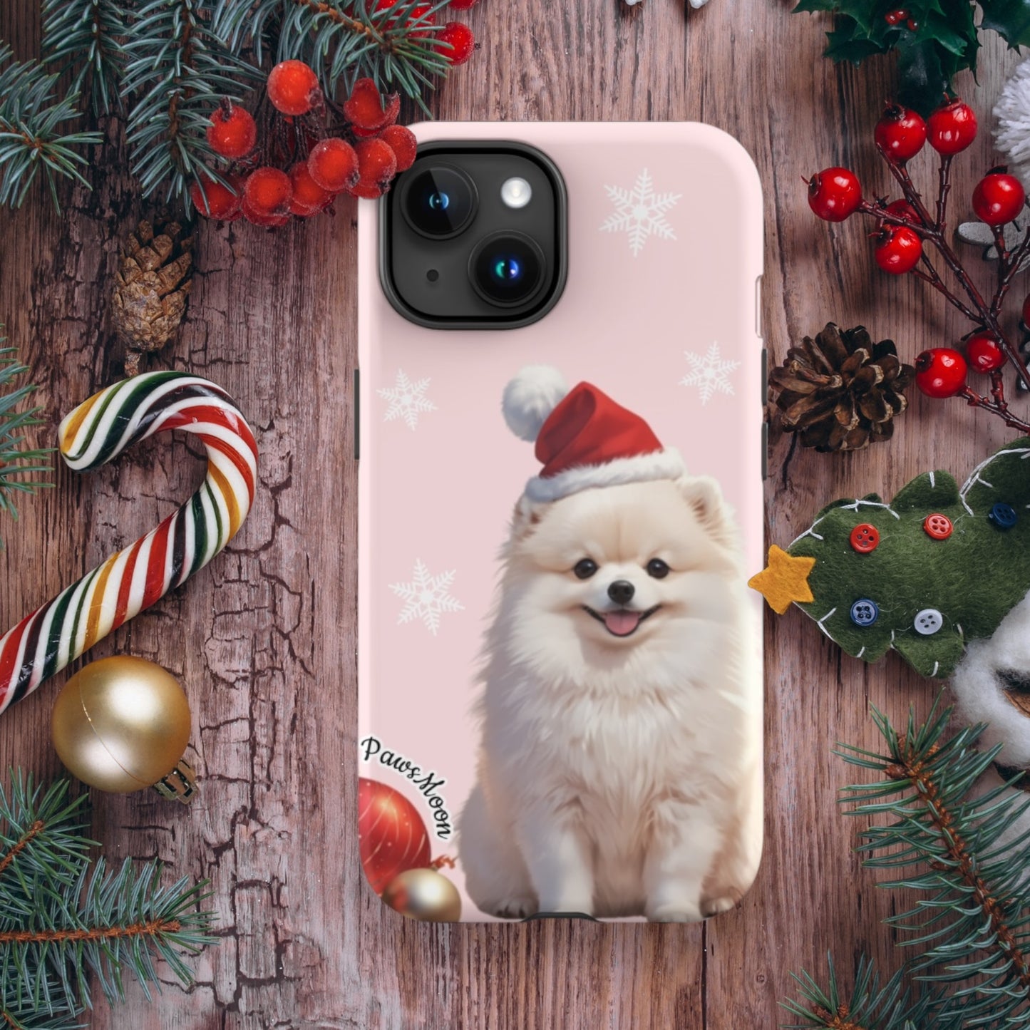 Festive Pom Joy iPhone Case