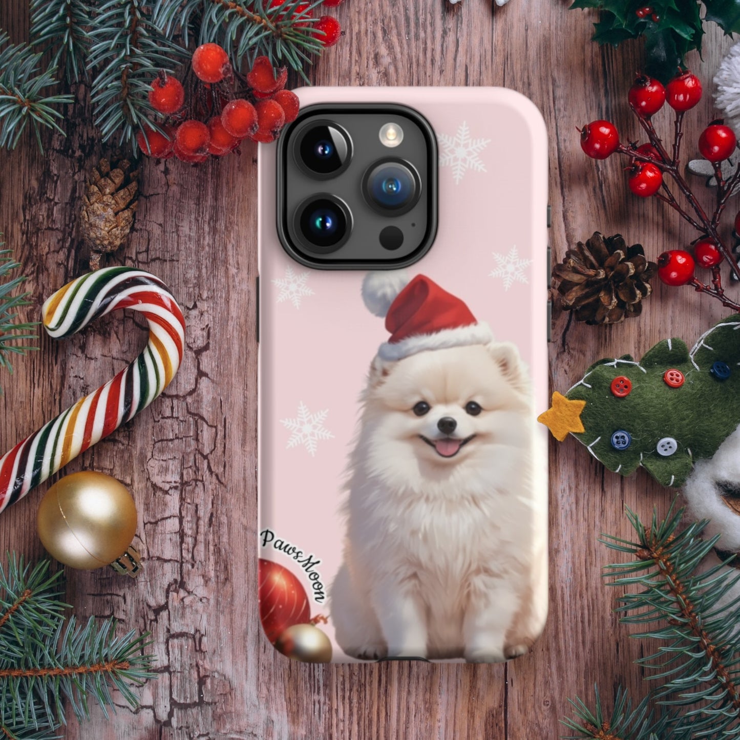 Festive Pom Joy iPhone Case