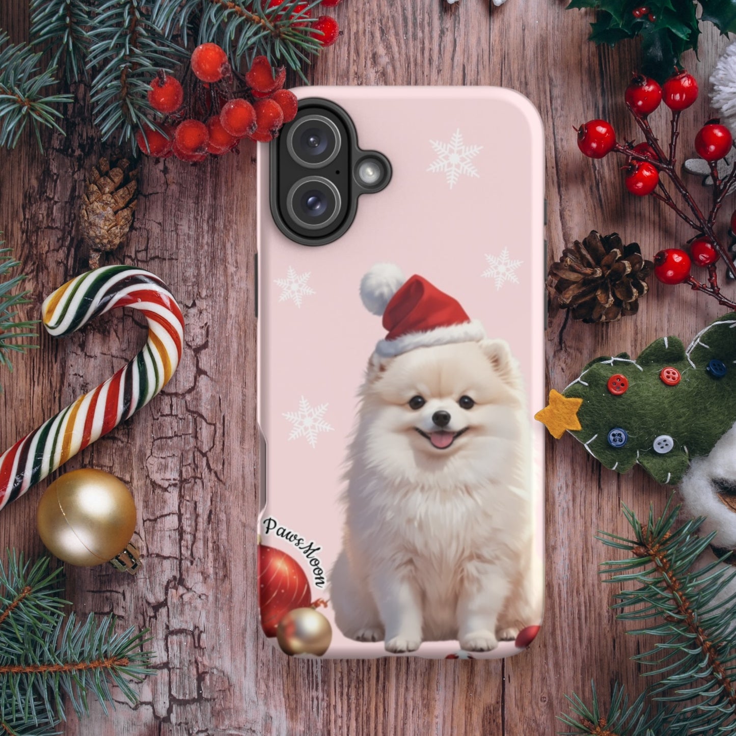 Festive Pom Joy iPhone Case