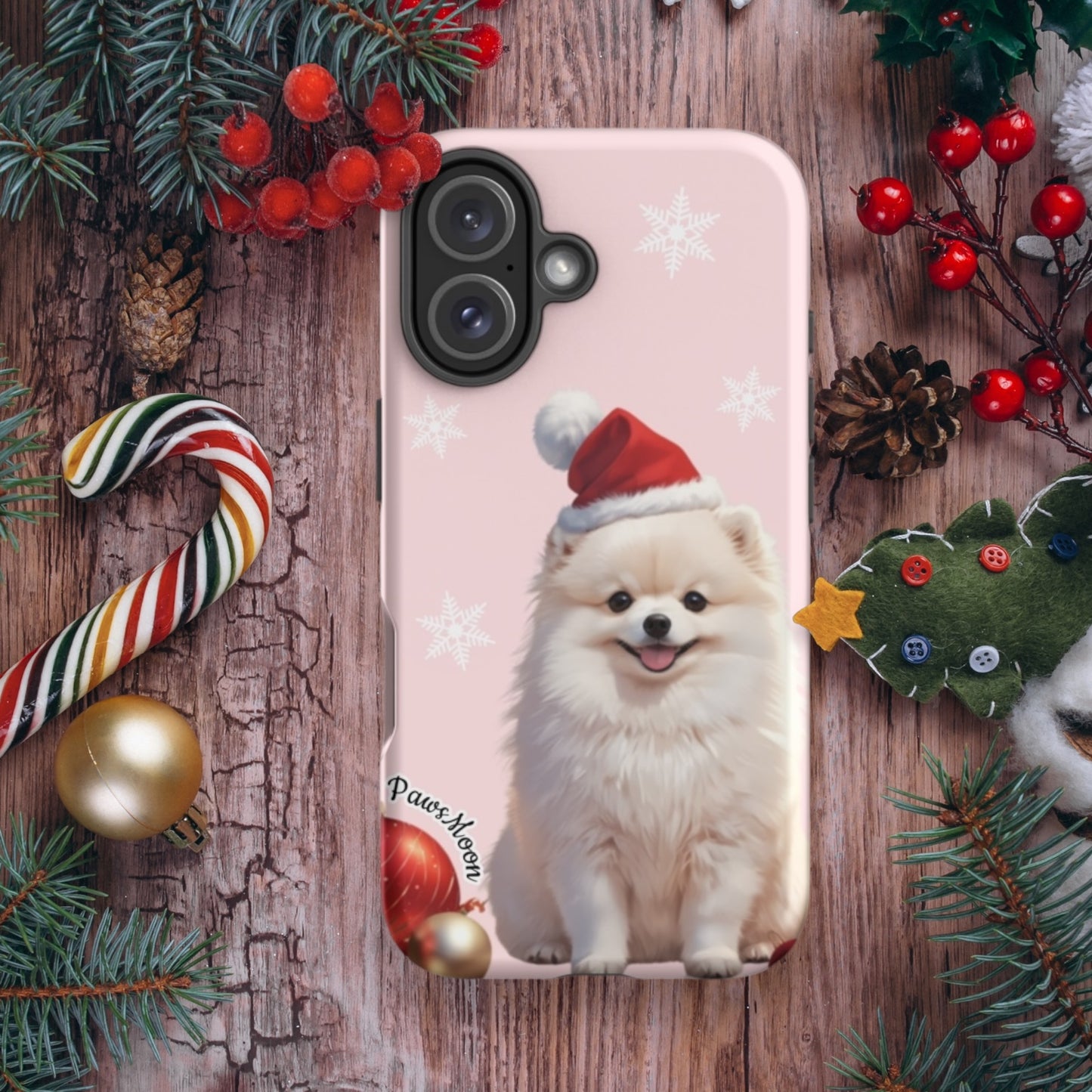 Festive Pom Joy iPhone Case