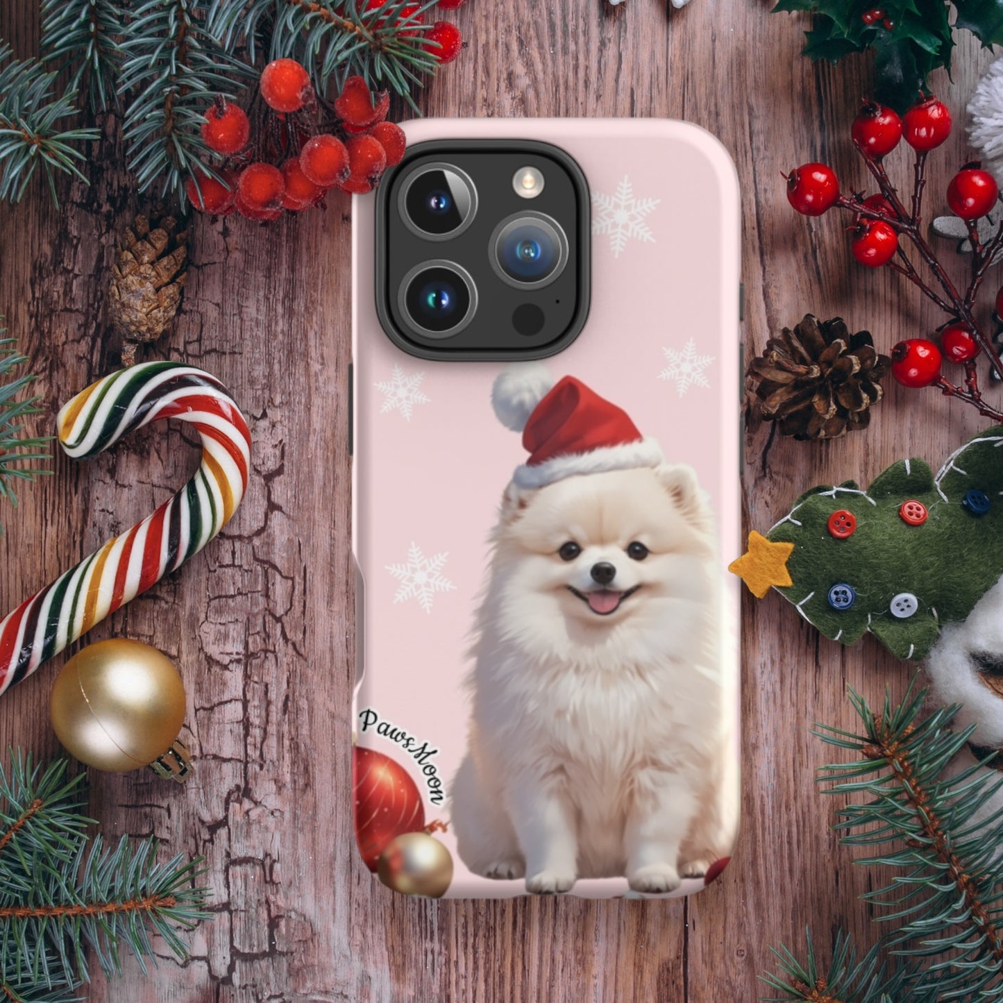 Festive Pom Joy iPhone Case