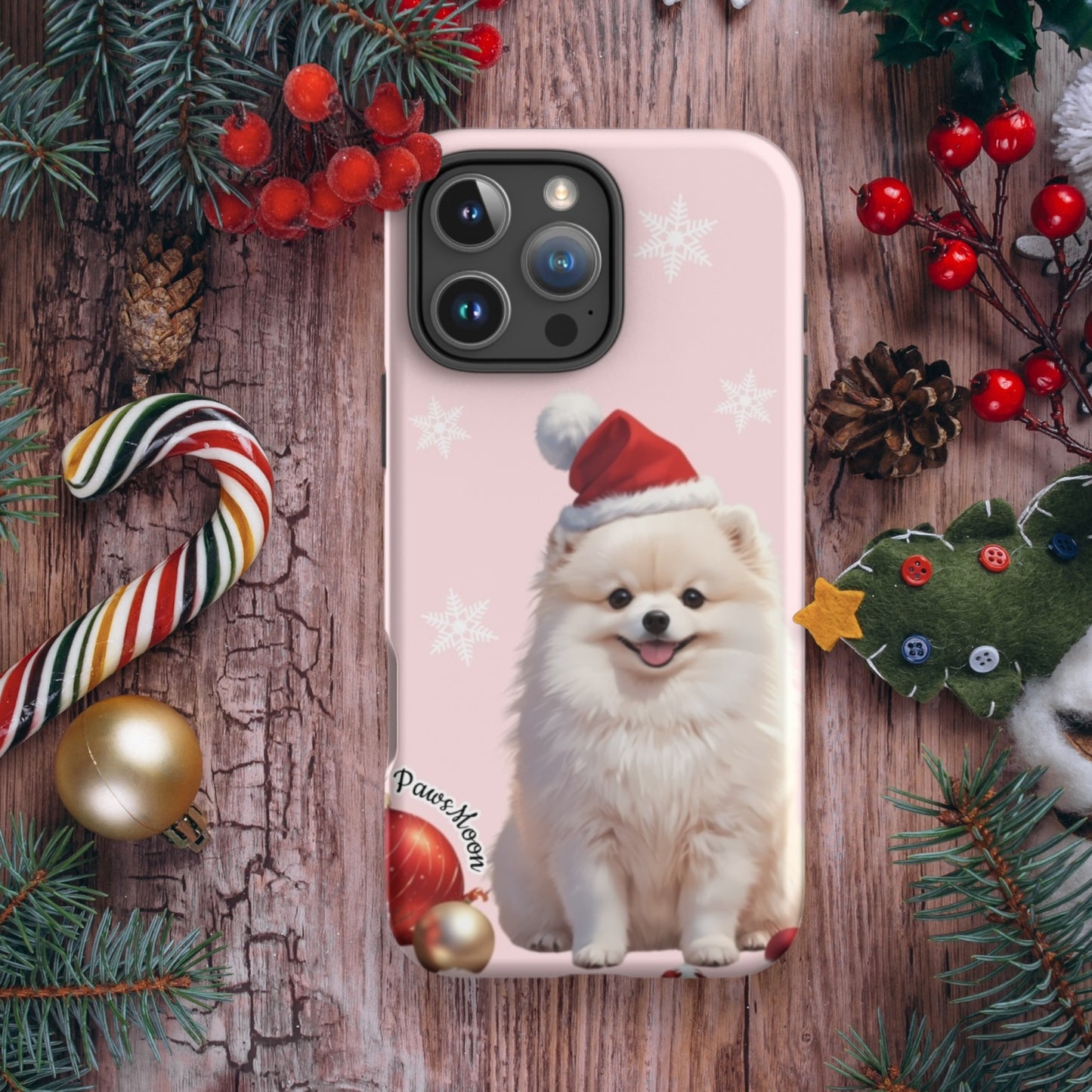 Festive Pom Joy iPhone Case